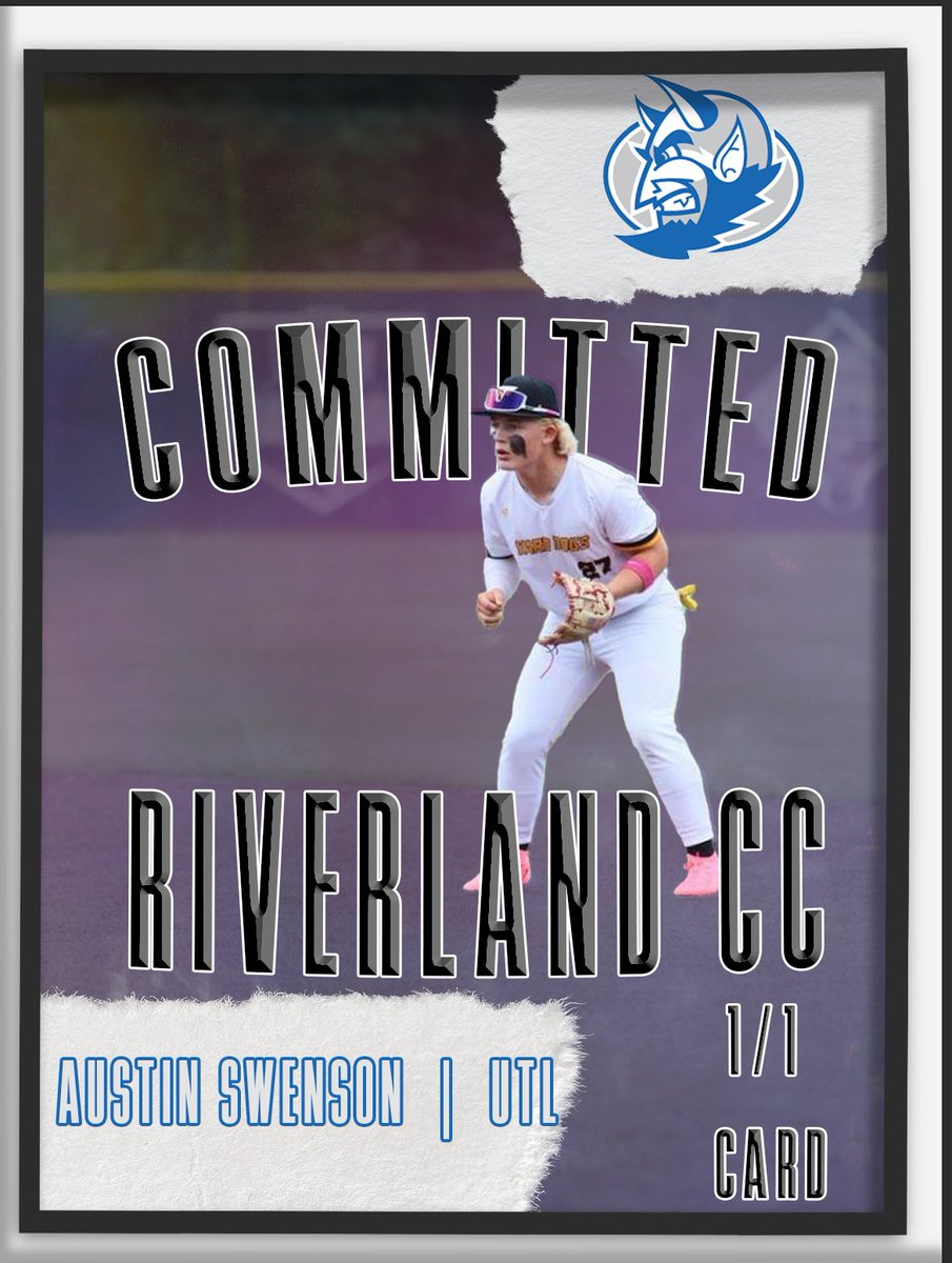austinswen5's tweet image. I am excited to announce my Commitment to Riverland Community College. 🔵⚪️