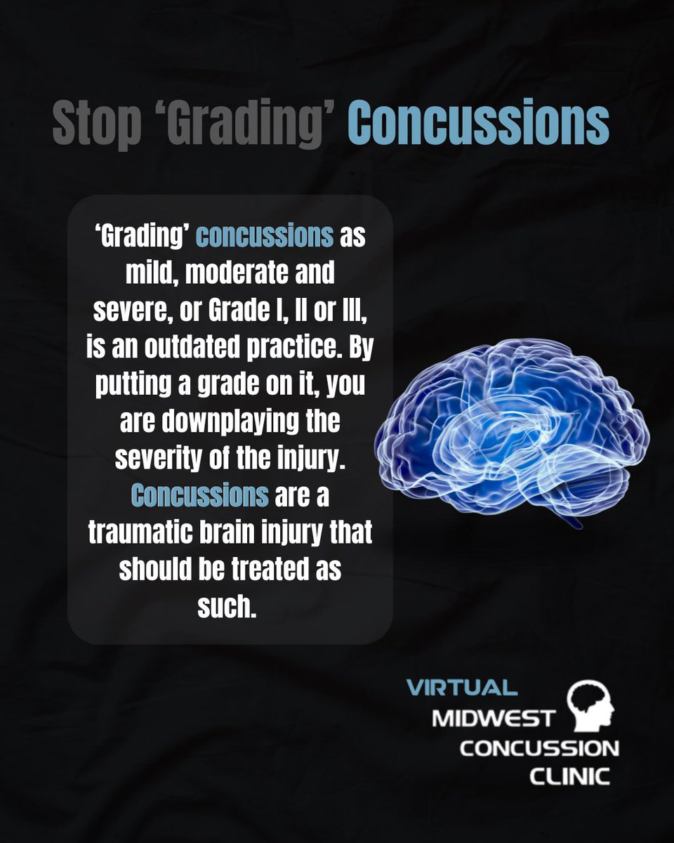 Grading concussions hasn’t been an accepted practice for over a decade - so why do patients still ask what grade concussions they have?

It’s human nature. When we are hurt - we want to know HOW HURT we really are.