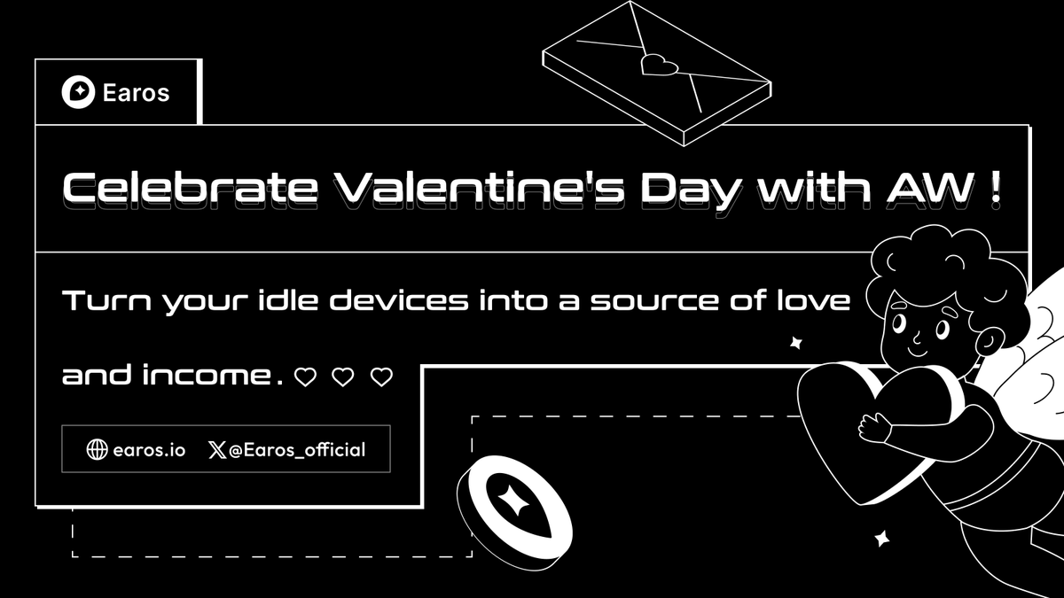 🎉It’s finally here! 

💕On this special #Valentine’s Day, the License of  #Earos Agent Workstation is now Open! 

📢Plus, Earos Mark Sessions, our #reward program is live! 

Run AW nodes, earn rewards, and transform your idle devices into an earning powerhouse

🧵Spread the love