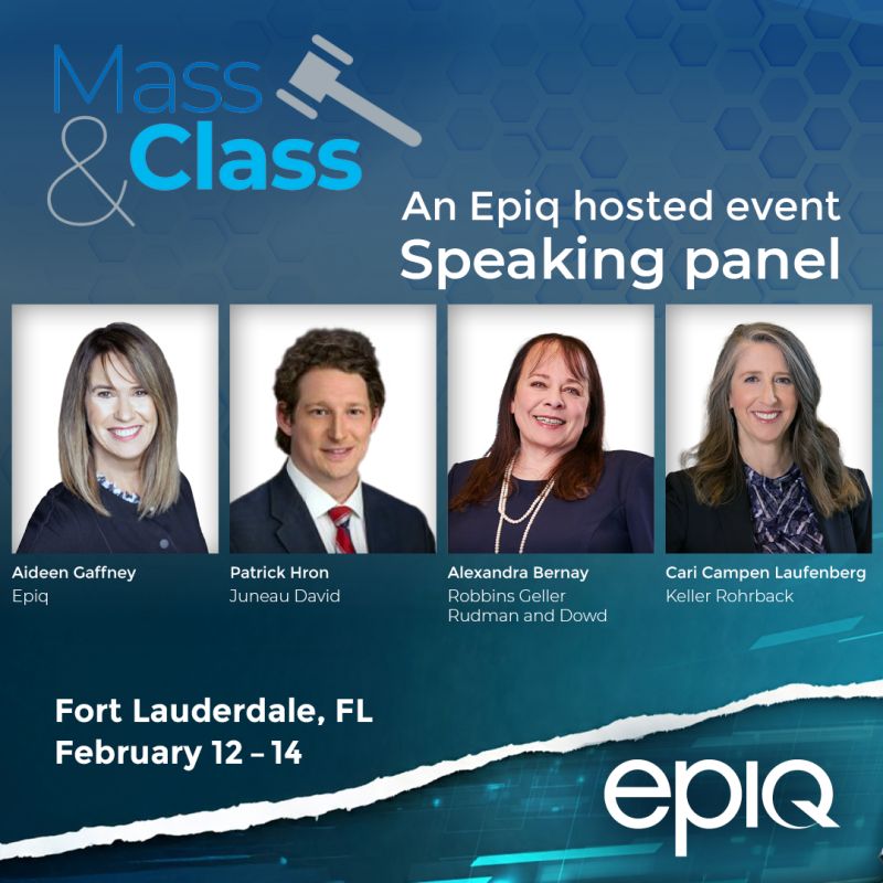 rpachella's tweet image. We are thrilled to announce one of the panel discussions at our upcoming #massandclass, which will focus on the intricacies of working with third-party filers during the administration phase of class-action settlements. 

This insightful session will dive deep into the role…