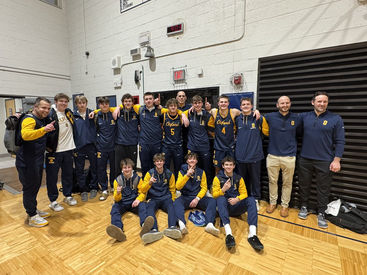 We are league champs!!!! 🏆 #OxfordHoops