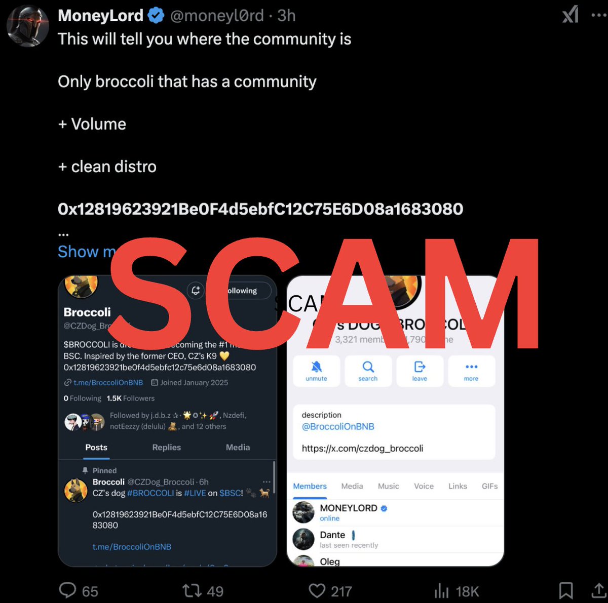 The price stabilized. The narrative grew. The conviction was real.

Then suddenly, greedy KOLs realized they weren’t in control.

They couldn’t farm their usual “free supply” deals—where they get 0.25% to 1% of supply just to dump later.

So they got mad.