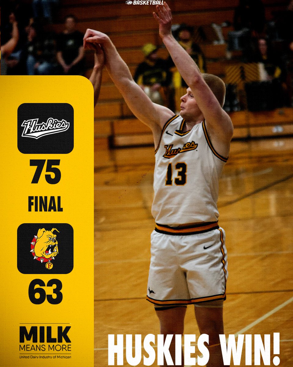 HUSKIES WIN! 

That's a series sweep of the Bulldogs for the first time since the 2013-14 season!

#FollowTheHuskies