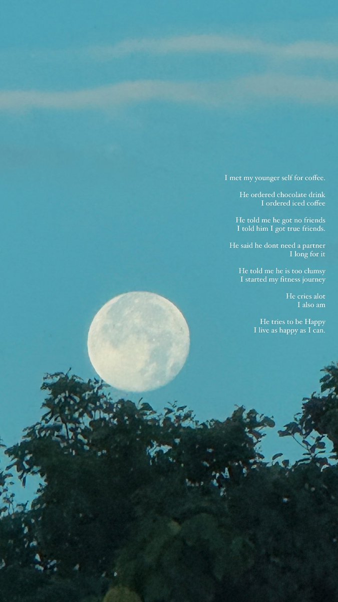 Met my self for a coffee