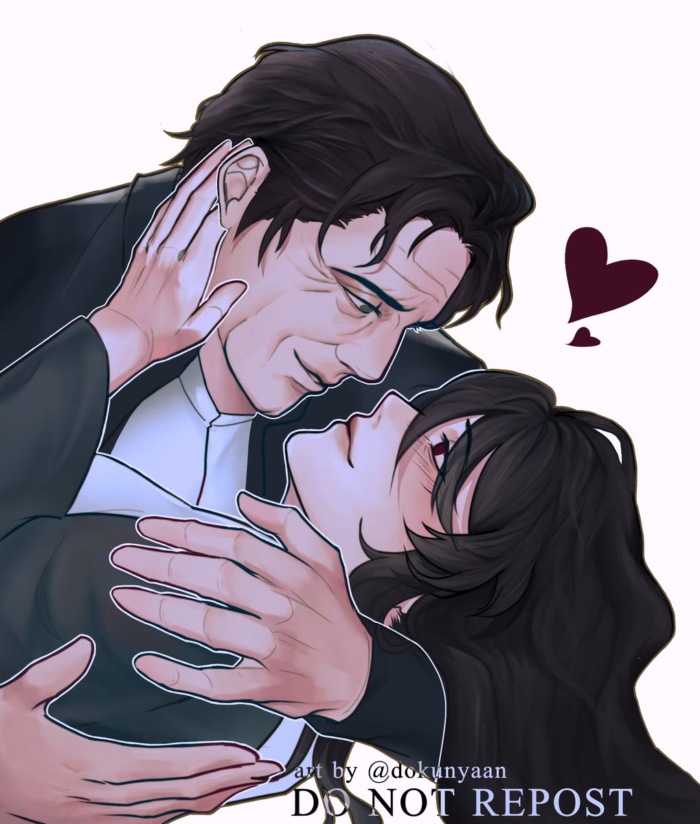 dokunyaan's tweet photo. [ yume ; #ThirdSinner ]

—after a long day of event at the ministry, they finally have a moment just for themselves.

( Happy Valentine's Day from the damned couple of the clergy! 🖤🤍 )

#yumelokalgallery #Yumentine25 https://t.co/jSucWGUK9Q
