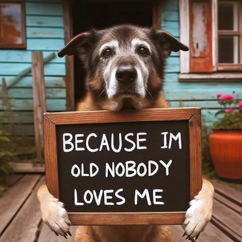 alldogitems_'s tweet photo. because i am old nobody loves me
#dog #doglovers #doglove #dogday #Trending #TrendingNow #alldogitems https://t.co/Xw5UN0weOl