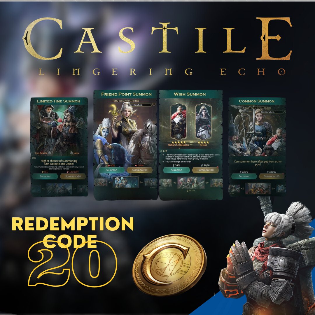 Castile’s Final Pioneer Season Giveaway!  

20 Redemption Codes

✅ How to Enter:
1️⃣ Like &amp; Retweet this post  
2️⃣ Tag 2 friends in the comments  
3️⃣ Follow <a href="/Castileofficial/">CASTILE</a> &amp; <a href="/dcairdrops/">Mezzanin 🟦</a> 

⏳ Limited to 20 winners! Enter before it’s too late!  

Let’s end this season with a bang