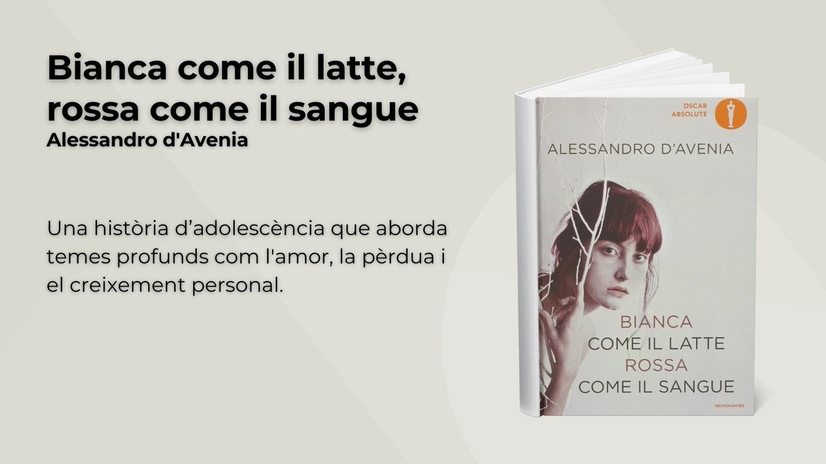 Et ve de gust llegir una novel·la 📕 en #italià? Te'n recomanem una de 🆕a la #bibupcvilanova!
✅discovery.upc.edu/permalink/34CS…
➕ novetats a: ja.cat/novetats_bibup…