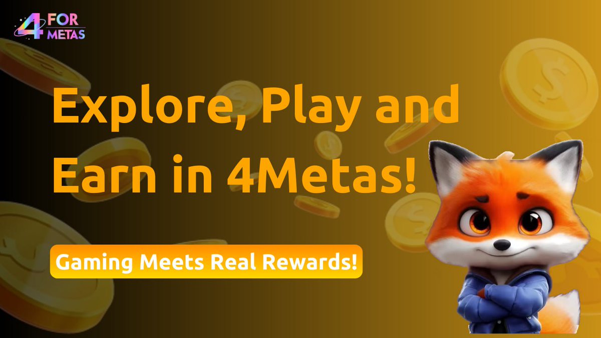 4metas's tweet photo. 🚨 Major Update Alert! 🚨

Hey 4Metas players, we’ve just rolled out a new version (V1.5.3.0) with some exciting improvements! 🔥

💰 Faster & Easier Withdrawals! A brand-new "Wallet" icon has been added for quick access to withdrawals. Now, the withdrawing process is better than ever! 💸

✅ Daily Check-in Upgrade! Security verification has been added to daily check-ins for a safer and more reliable experience. 🔐📆

🎁 Get 0.1 USDT Just for Joining! Simply enter the 4Metas Bot and claim 0.1 USDT instantly! 💰
To withdraw:
➡️ Join https://t.co/wa3k6si5FQ
➡️ Follow https://t.co/JhQe3MT9CN
➡️ Invite 3 friends to join the fun! 🎮👫

Don't miss out on these awesome updates—jump into 4Metas now! 🦊