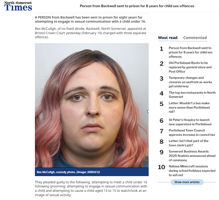 ripx4nutmeg's tweet image. At least two cross-dressing men have been tried for child sex offences in the UK this week. In both cases parts of the media and the police went out of their way to call them 'women'