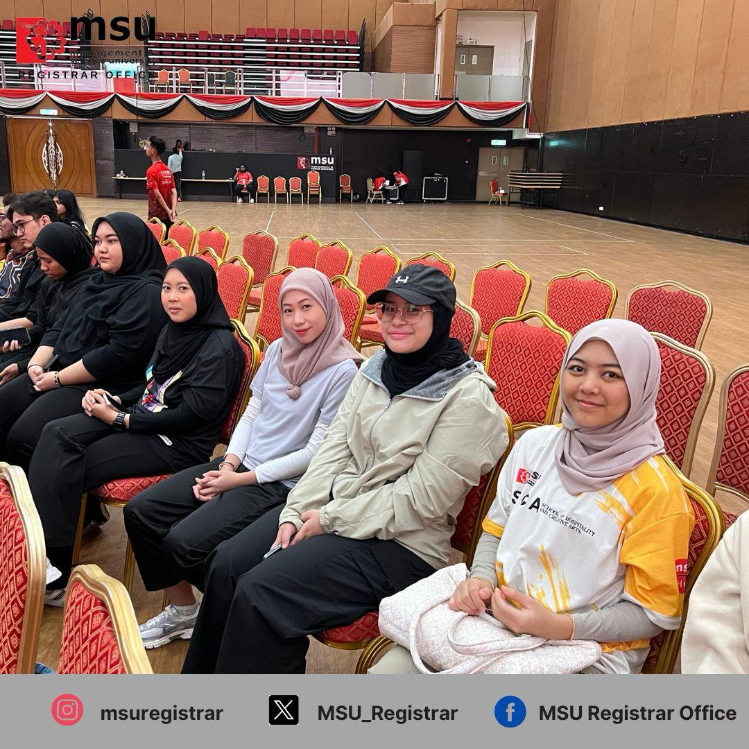 MSU_Registrar's tweet image. New faces, new opportunities, and endless possibilities! 💡  

Orientation briefing is your first step into an incredible journey ahead. 

let’s start this journey with a bang! 🎉🔥 

#FebruaryIntake2025 #LetsGo2MSU”
#Msumalaysia

@msumalaysia
