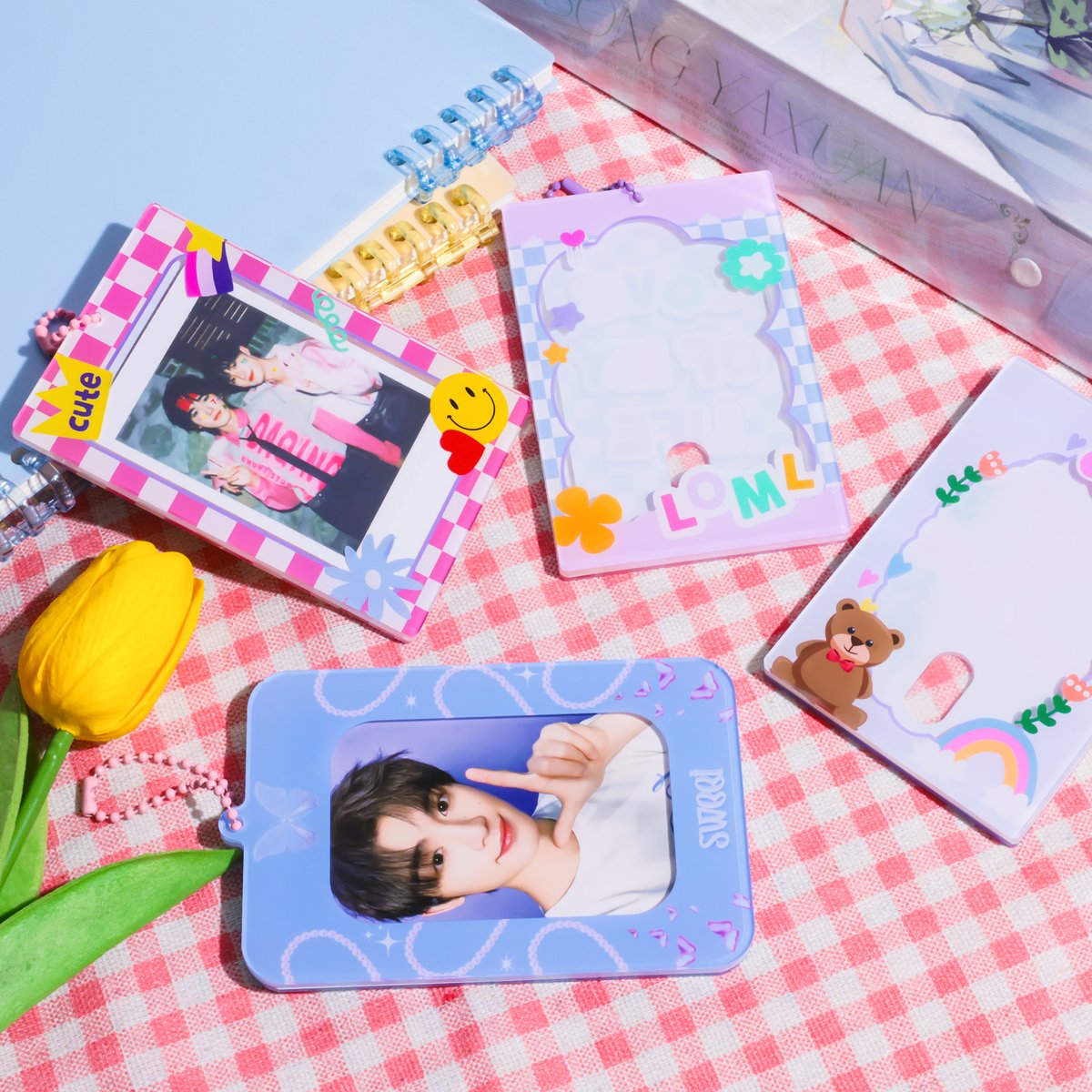 ZoArtix's tweet photo. A Must-Have for Fans and Photocard Lovers: Acrylic Photocard Holder!! Let's customize one!🤩😻😍
#zoartix #photocard #photocardchallenge #photocardcollection #BTS #photocardholder #holder #cardholderwallet #kpop #IDOLCHALLENGE #AcrylicArt #photocardtrend https://t.co/7mLvHFAR8Q