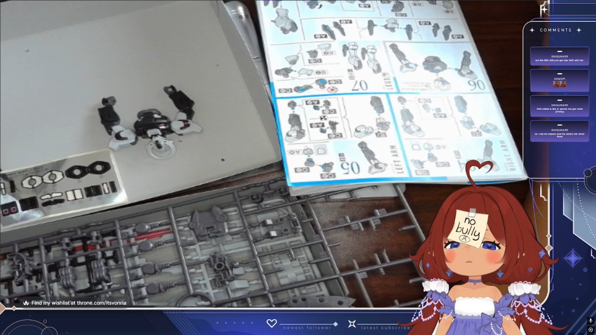 itsvonria's tweet image. I DIIIIIDD IITTT!!! 🎉 MY FIRST EVAAA GUNPLAAA!! 💪💪

I think I would have finished it then and there if chat hadn’t reminded me that it was 2 PM and I had work later. 😭

Passed my floofskins to #amarimarimaris!! 🤍

‧◟✧˚. #ENVtuber ‧ #streamsummary ‧ #gunpla .˚✧◜₊‧