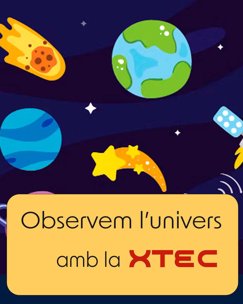 A la secció de Recursos d'#astronomia de la #XTEC trobareu activitats per l'alumnat, planetaris virtuals i webs que aporten informació sobre els avenços en l'exploració de l'espai que us poden ajudar a l'aula. Visiteu-los!

🔗 xtec.gencat.cat/ca/recursos/cc…

#AlsCentres