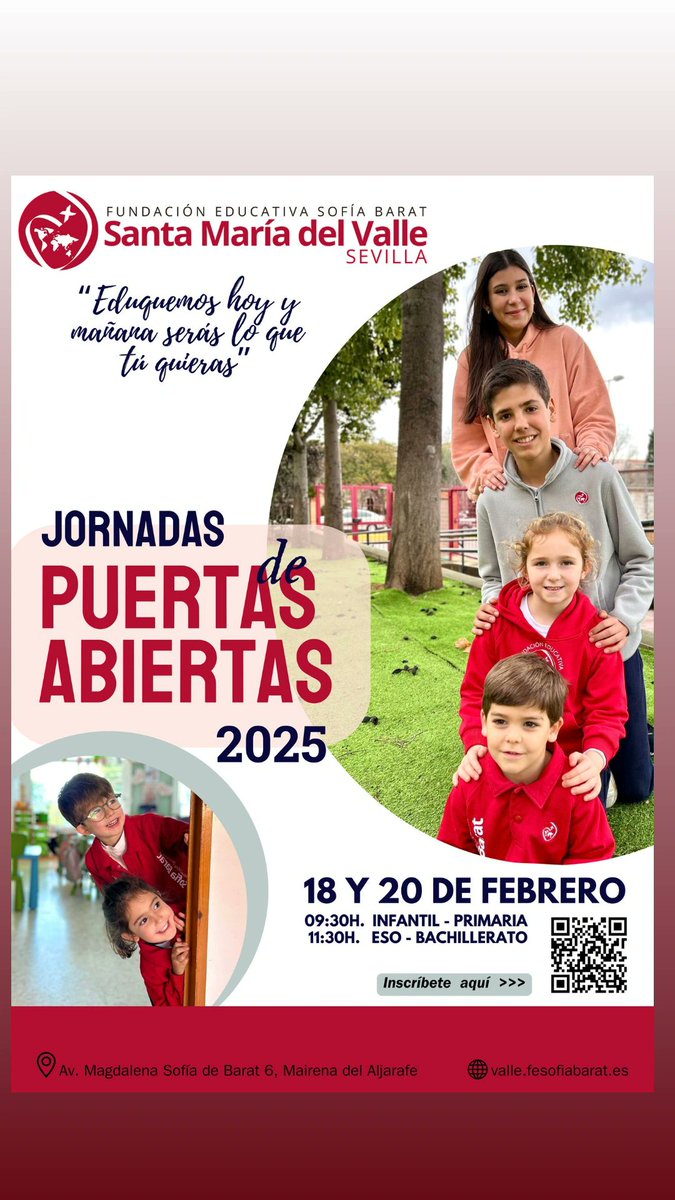 "Ven a visitarnos"
#jornadasdepuertasabiertas
#colegiosmairenadelaljarafe
#colegiossevilla