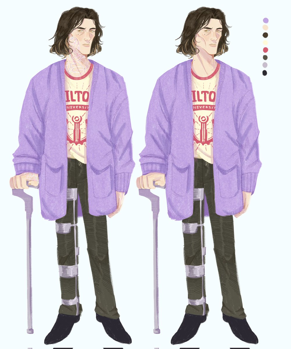 Valentine_q0's tweet image. modern Viktor
Is this really his t-shirt?
#arcane #viktor #sketch
