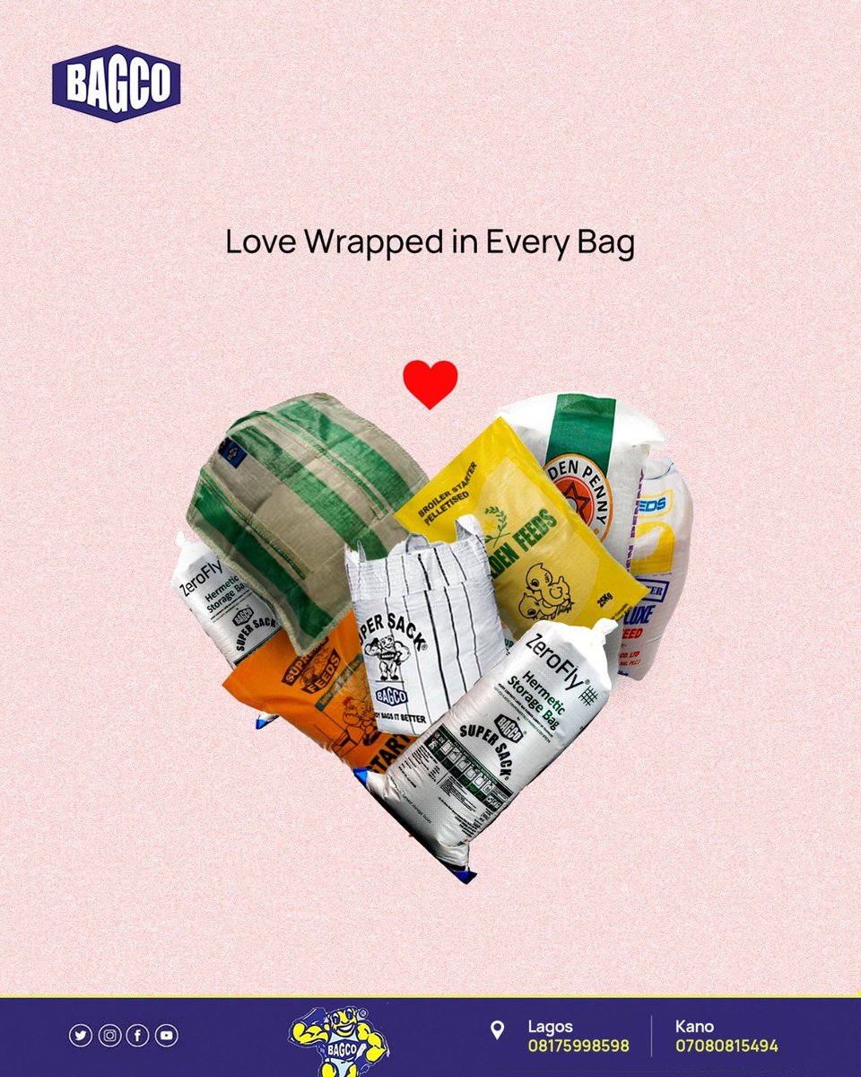 Love is about keeping what matters most safe—your family, your dreams, your future. 

At Bagco, we don’t just make bags; we create reliability, durability, and trust, ensuring your business and commodities stay protected and in great condition.