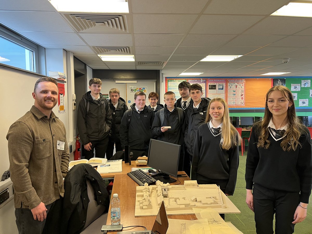 Ross Hartland of @initiatearchitecture spoke to our Year 12 &amp; Year 13 students about his career, university and bringing life into old buildings. Our students really appreciated the insightful advice he provided. Thank you Ross!  #architect #architecture #interiordesign🏛️ 🏗️ 🏢