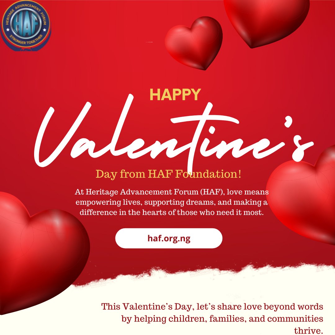 hafng_'s tweet photo. 💖 Happy Valentine’s Day from HAF! 💖
Today, love goes beyond romance—it’s about kindness, unity, and giving back to our communities. ❤️
At Heritage Advancement Forum (HAF), we believe love is best expressed through action.
#ValentinesDay #HAFcares #Heritageoflove https://t.co/6LBeawGzXH