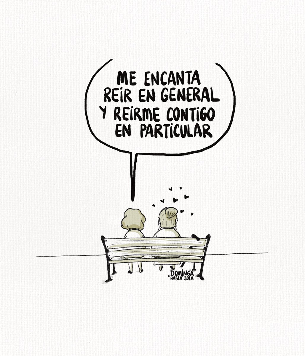 Dominga habla sola (@domingahabla) on Twitter photo ✨Feliz San Valentín ✨a tooooodos aquellos que celebran el amor por el humor, el amor por las amigas, el amor con una misma y el amor más allá del mito del amor romántico.
♥️ ✨Feliz San Valentín ✨a tooooodos aquellos que celebran el amor por el humor, el amor por las amigas, el amor con una misma y el amor más allá del mito del amor romántico.
♥️