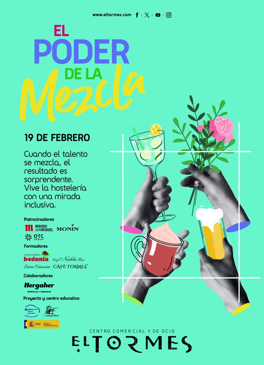 ¡Apunta en tu agenda! 🗓️
19/2 a las 18:00 en <a href="/CCElTormes/">C C El Tormes</a>

6 equipos formados por  alumnado de Hostelería y Turismo de <a href="/CIFP_Fabres/">CIFP Rodríguez Fabrés</a> y personas de las entidades de discapacidad de Salamanca <a href="/FundacionAfim/">Fundación Afim</a> <a href="/AspaceSalamanca/">ASPACE Salamanca</a>, <a href="/avivasalamanca/">FUNDACIÓN AVIVA</a>, <a href="/insolamistrota/">Insolamistrotamundos</a>  <a href="/CRMFSalamanca/">CRMF Salamanca</a>