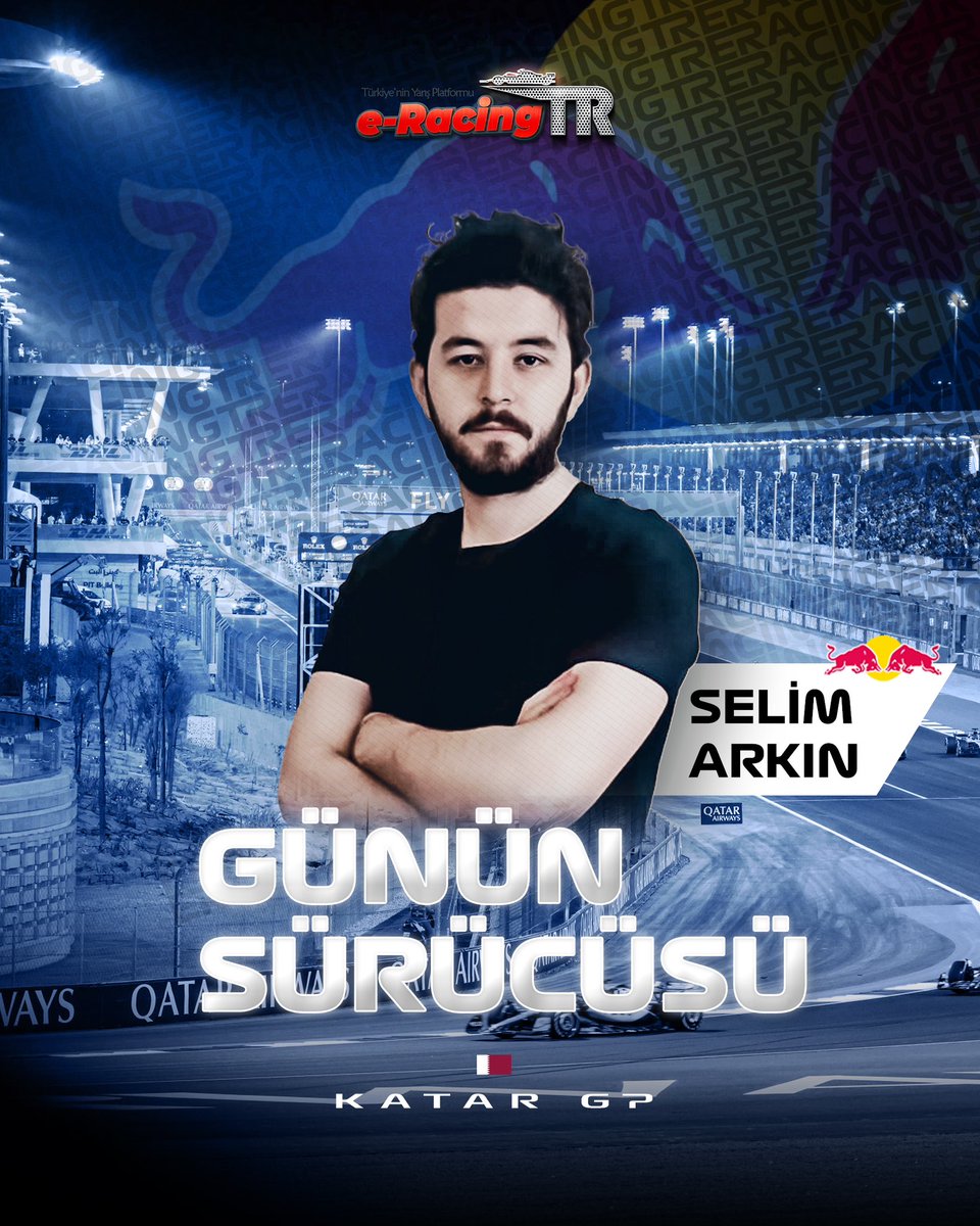 🇶🇦 Katar pistinde gösterdiği başarılı performans ile Günün Sürücüsü Selim Arkın olmuştur. Tebrikler 🍾

#F124 | #QatarGP | #F1