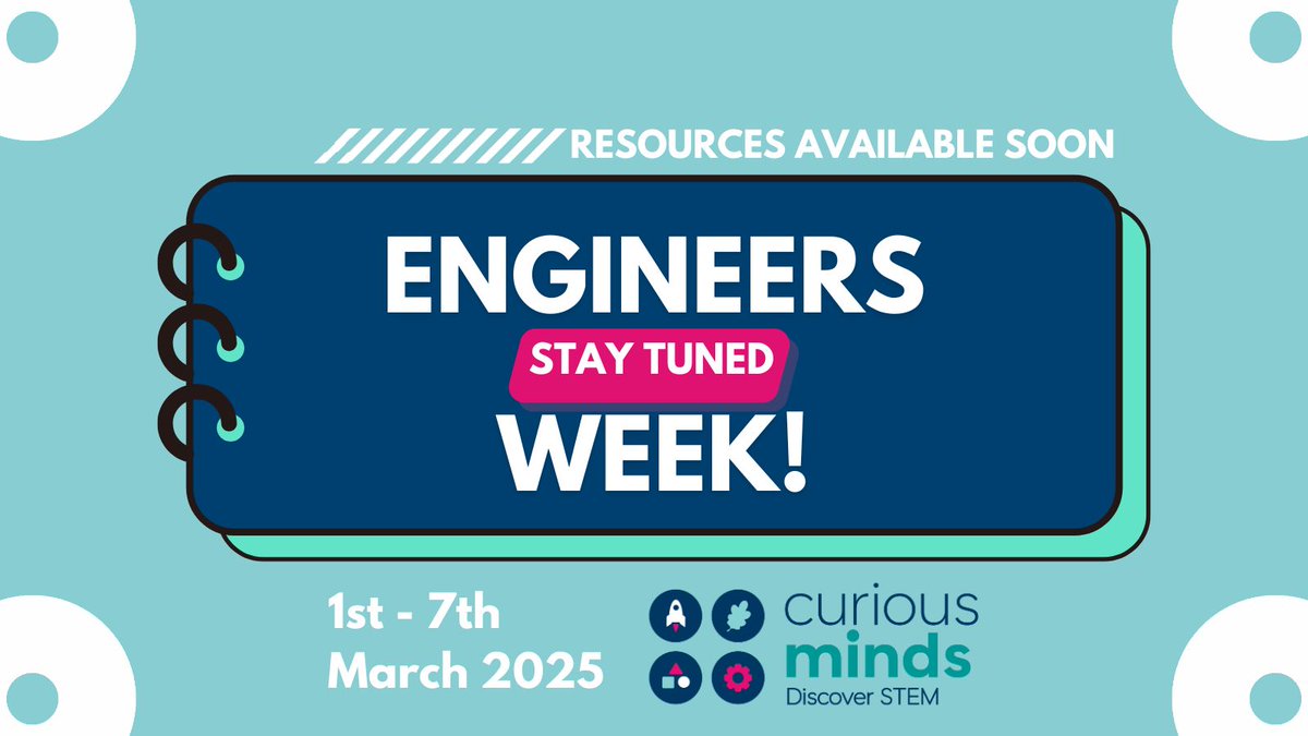 Research Ireland Curious Minds (@curiousmindstem) on Twitter photo 🔔Engineers Week 2025 is approaching🔔
Stay tuned for some interesting resources to celebrate Engineers Week in your classroom🌉🏗️
Find out more: engineersireland.ie/Schools/Engine…
<a href="/EngineerIreland/">Engineers Ireland</a>
#CuriousMinds #EngineersWeek #STEMEducation #FutureEngineers #ClassroomResources 🔔Engineers Week 2025 is approaching🔔
Stay tuned for some interesting resources to celebrate Engineers Week in your classroom🌉🏗️
Find out more: engineersireland.ie/Schools/Engine…
<a href="/EngineerIreland/">Engineers Ireland</a>
#CuriousMinds #EngineersWeek #STEMEducation #FutureEngineers #ClassroomResources