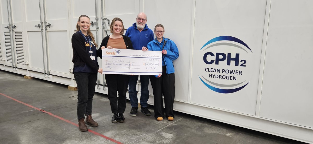2024 was a busy year for fundraising. Last week, we presented a cheque to Sands Baby Loss Awareness for £4,000. From bake-offs to sleep-outs, step challenges to half marathons, we are proud to have raised such a massive amount for a fantastic charity ow.ly/mItT50UZoa0