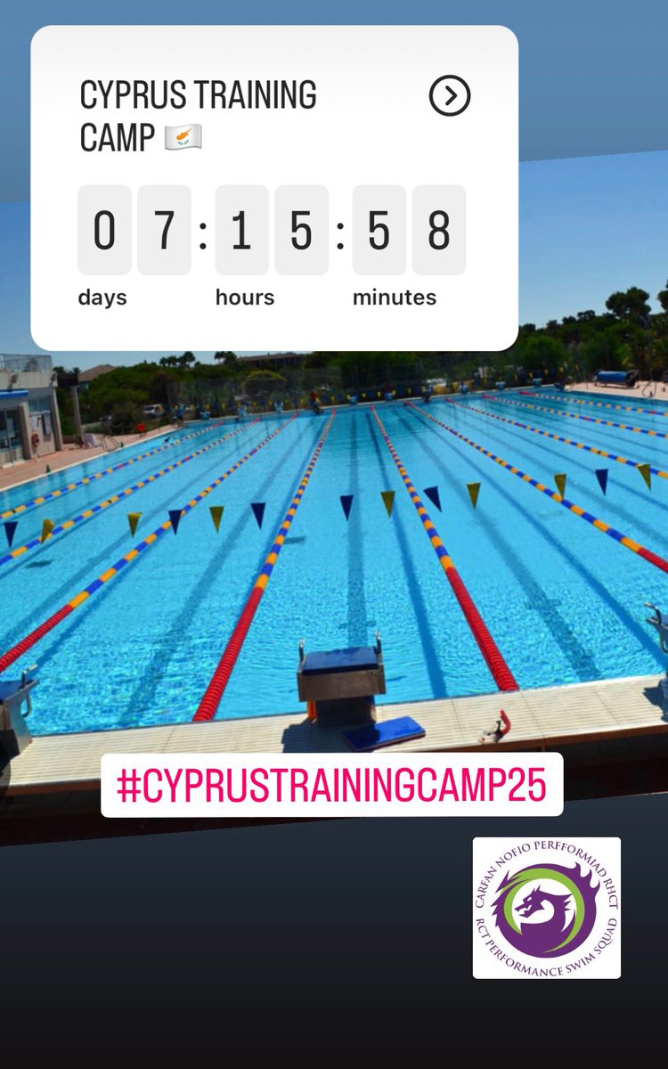 RCT Performance Swim (@rctswimsquad) on Twitter photo Just over a week to go. #teamrct ππ #ontour #cyprustrainingcamp25 #cyprus #limassol #longcoursetraining <a href="/SwimWales/">Swim Wales</a> <a href="/SportRCT/">Chwaraeon RhCT | Sport RCT</a> <a href="/AllWalesSport/">All Wales Sport</a> <a href="/sportsabroad/">Sports Abroad</a> Just over a week to go. #teamrct ππ #ontour #cyprustrainingcamp25 #cyprus #limassol #longcoursetraining <a href="/SwimWales/">Swim Wales</a> <a href="/SportRCT/">Chwaraeon RhCT | Sport RCT</a> <a href="/AllWalesSport/">All Wales Sport</a> <a href="/sportsabroad/">Sports Abroad</a>