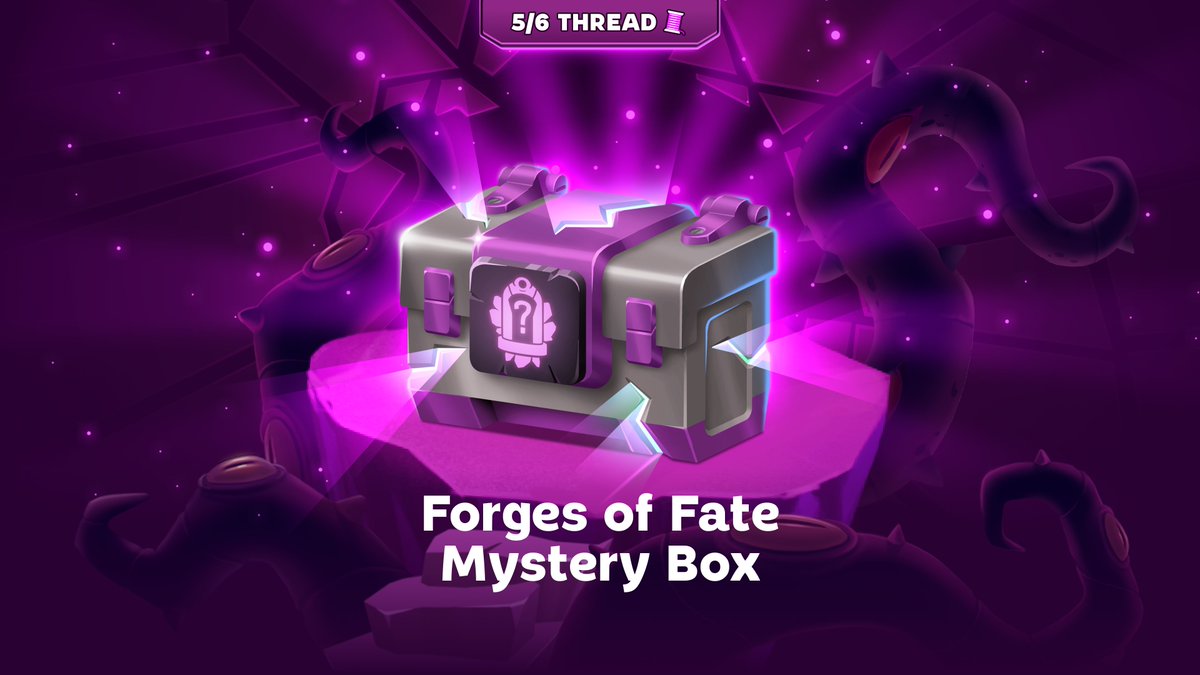 Shatterpointgg's tweet photo. 5/6 Thread 🧵

Forges of Fate Mystery Box

Contain Crystal Forges of varying rarities. These are Utility NFTs that enable both the crafting and charging of Crystal NFTs, one of the primary methods of $POINT farming in the game. The rarity of the Crystal Forge inside the box determines its efficiency and potential rewards.

These mystery boxes will later be sold in limited quantities on Open Loot, making them a valuable asset for players looking to maximize their in-game earnings.