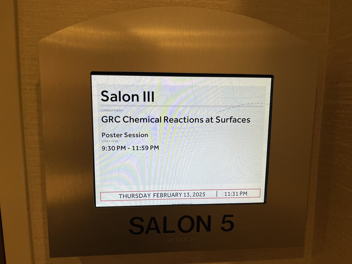 A fantastic week of surface science in the Chemical Reactions on Surfaces GRC at Ventura, CA - very diverse talks and posters all the way from SXRD and APXPS of catalytic interfaces and battery interphases to MLIPs and data-driven surface sampling for modeling metal oxidation and