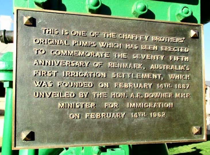 A defining day for our vast Riverland irrigation area. #OTD 14 Feb 1887 Canadian brothers William and Ben Chaffey signed an agreement with the South Australian Govt to set up an irrigation colony on the River Murray at the site which is now Renmark.
On #NaralteCountry