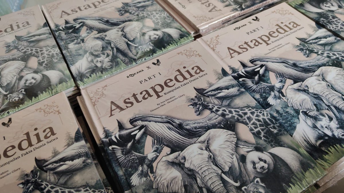 jellypastaa's tweet photo. 🚚🦧🦏🐘
[CUCI GUDANG: Buku Astapedia]

halo semuanya, cuci gudang masih terus berlangsung karna stok buku Astapedia tinggal 30 pcs dan tidak dicetak lagi.

klik disini untuk pemesanan: 
https://t.co/5HmxCLAECA

setelahnya untuk part 2 akan launch di 2026, gomawo ♥️✨ https://t.co/d9RSsWIpps