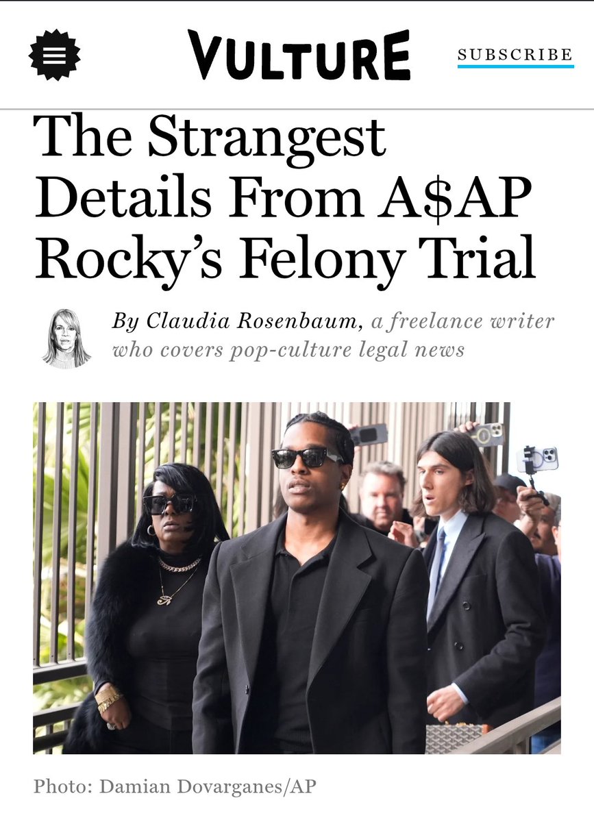 DetroitJCS's tweet image. Real crime happens every day.

Meanwhile, per @vulture, in the ASAP Rocky trial: &quot;no suspects, no victims, and no apparent damage from a shooting&quot;.

#felony #novictim #nodamage
#ASAPRocky