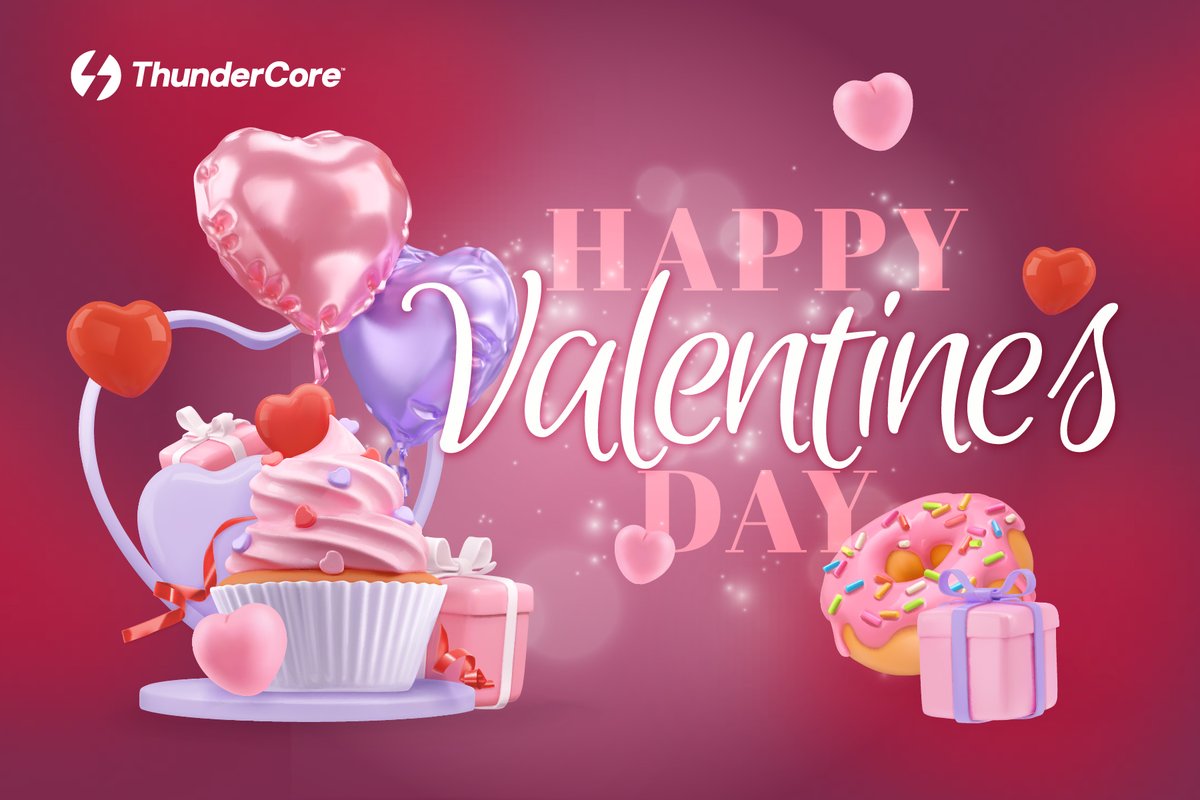 ❤️ Happy Valentines Day! ❤️ 

Spread the love and enjoy a day with your significant others! 💘
#ThunderCore #Valentines