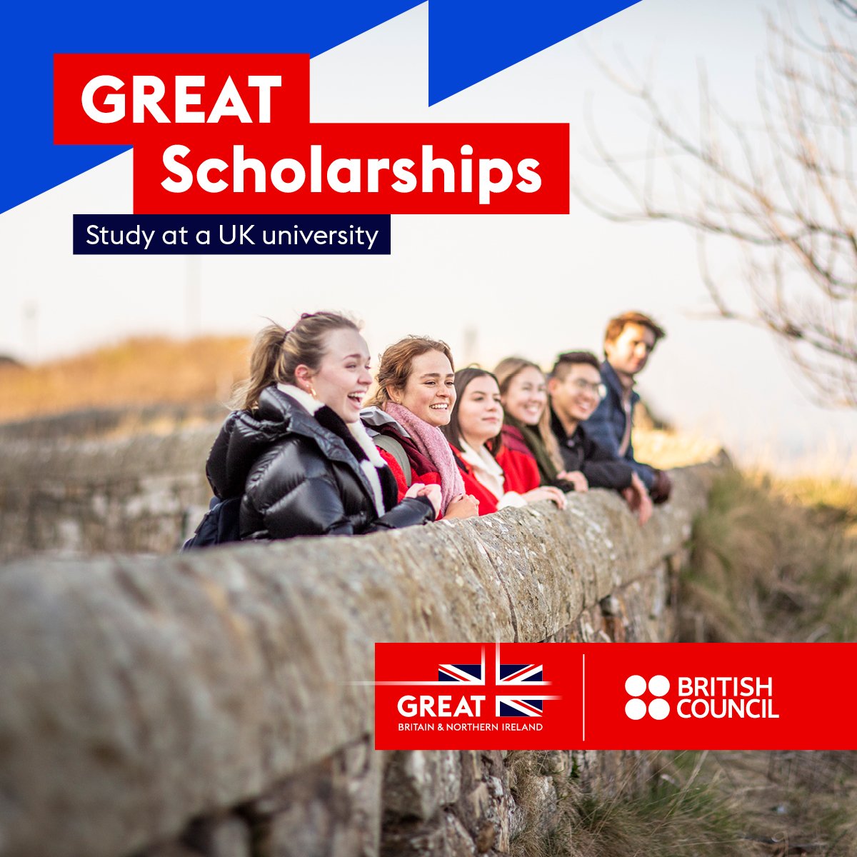 Want to study in the UK in 2025? Applications for #GREATScholarships 2025-26 are now open! 🎉 Get £10,000 towards tuition fees for a range of one-year postgraduate courses at UK universities. Learn more: ow.ly/Gc7j50UWuKK

#StudyUK #HE