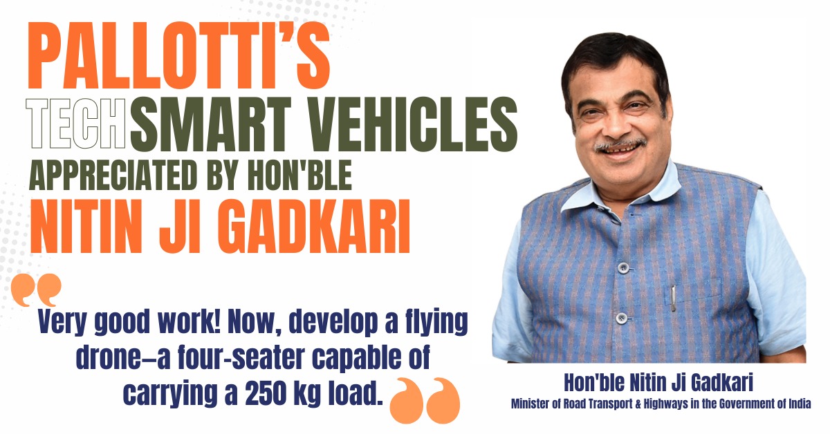 🚀 India’s future takes flight! 🚁
Hon’ble Nitin Ji Gadkari praises Pallotti’s Tech Smart Vehicles &amp; challenges innovators to build a 4-seater flying drone
Are we ready for India’s flying car revolution? 🇮🇳🔥
#FutureOfMobility #Innovation #TechRevolution