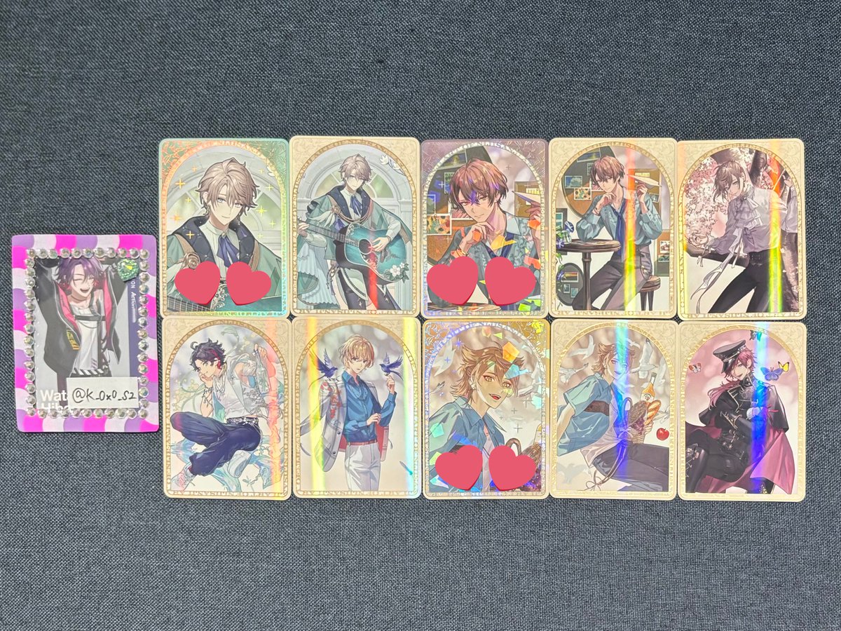 K_0x0_S2's tweet photo. 【交換】にじさんじ ART OF NIJISANJI 缶バッジ Bグループ コレクションカード Cグループ 特典

求▷♦️☕️

讓▷画像参照(💕ﾚｱ)

♦同種交換のみ
♦郵送での交換希望

お気軽にお声掛けください🙇🏻‍♀️ https://t.co/tBIitocbo1