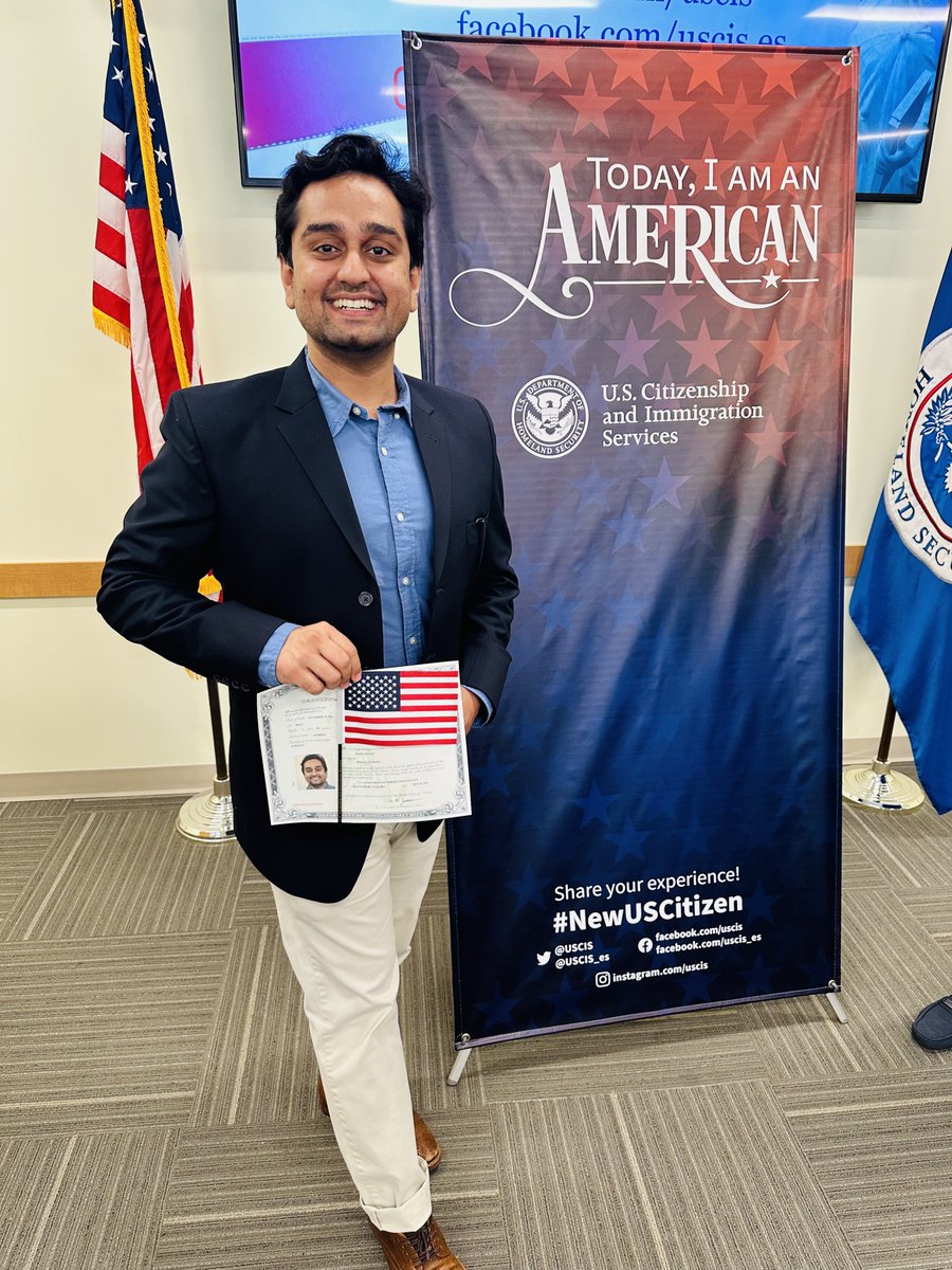 My Journey to Citizenship 
Blessed to be able to work and be with my family! 
🇺🇸