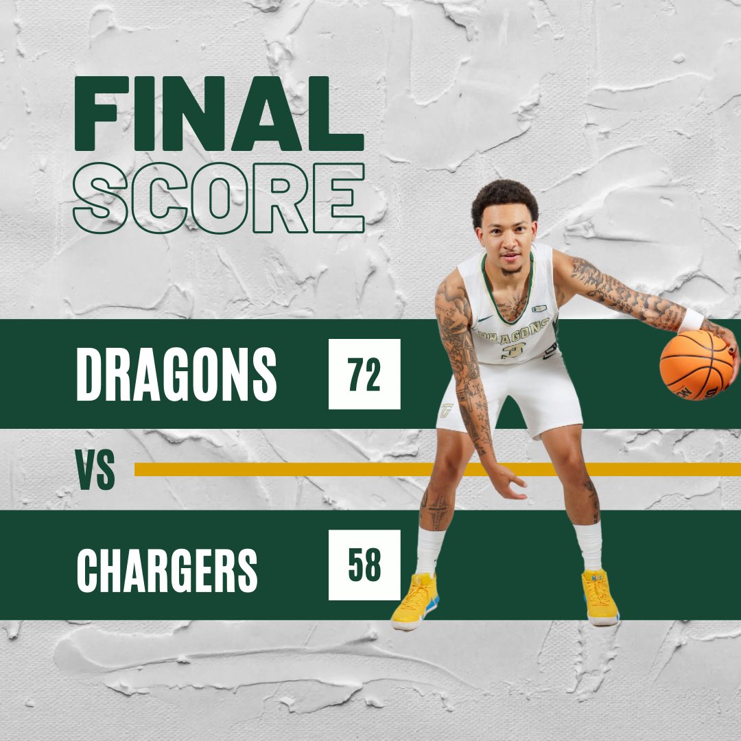 Dragons Win! 🐉🔥 Tiffin takes down Hillsdale 72-58! Great team effort and a big win at home!

#TUDragons #Victory