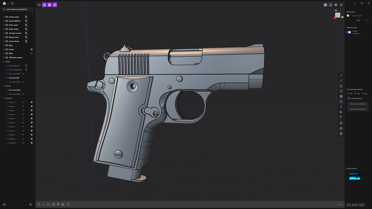 Colt mustang! Finishing Plasticity modelling!