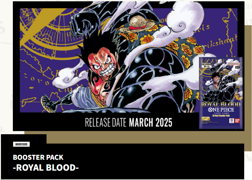 ONEPIECE_tcg_EN's tweet photo. [Website Update]
Hey One Piece Pirates!
Here’s what is updated this week!
PRODUCTS:
-Starter Deck EX [ST-21]
-Extra Booster [EB02]
-Booster Pack [OP-10]
-Booster Pack [OP-11]
Check it out!
Topics Page Link: https://t.co/RQ2rlCI7uO
#ONEPIECE
#onepiececardgame https://t.co/0bUshwxdxu