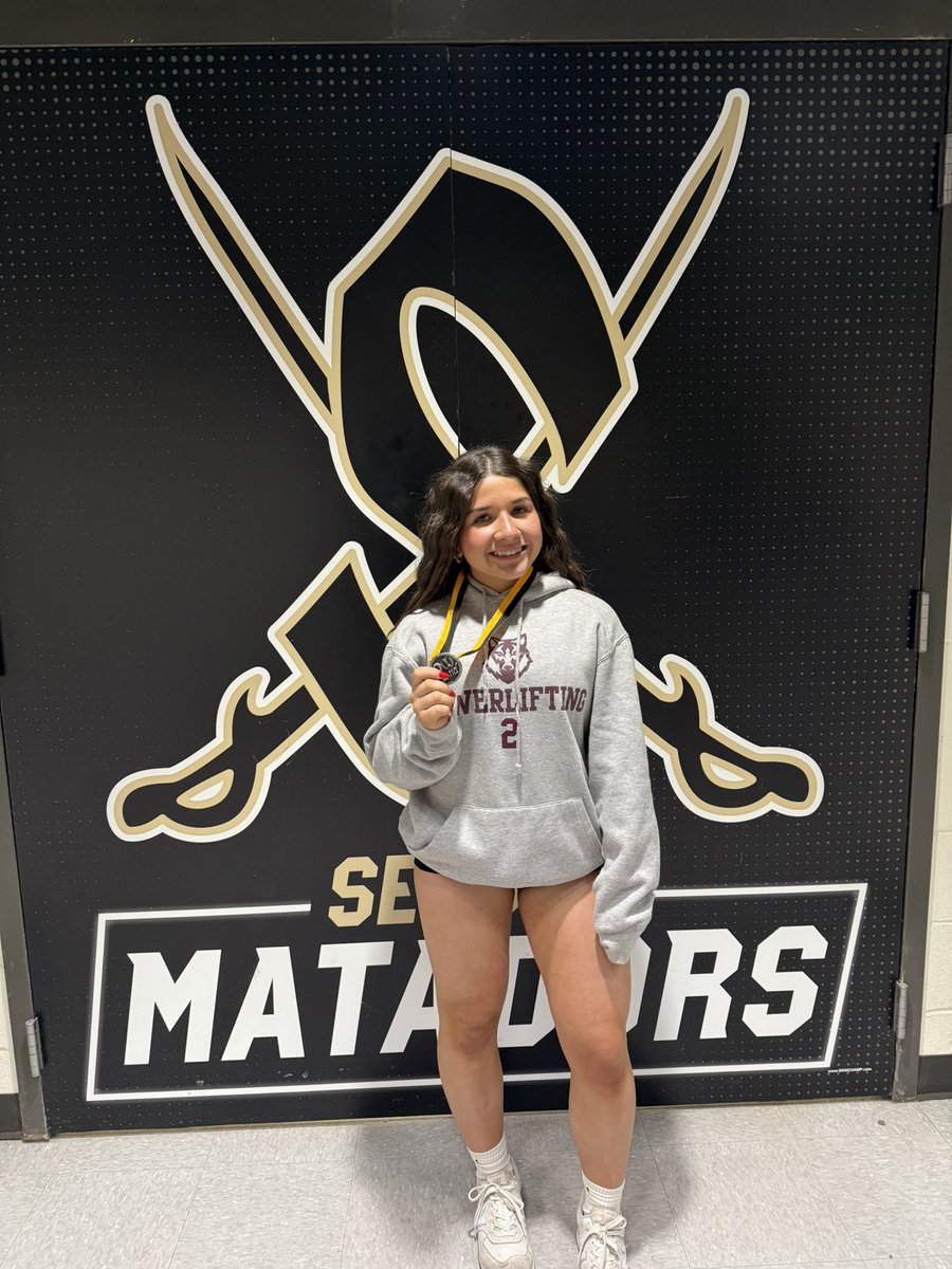 Congratulations to Katie on receiving 2nd place lifting unequipped against equipped lifter. Don’t let the silver fool you she is #1 in the State in unequipped. Today Katie exceeded the equipped regional qualifier total while lifting unequipped. <a href="/DavenportWolves/">DHS Wolves Athletics</a>