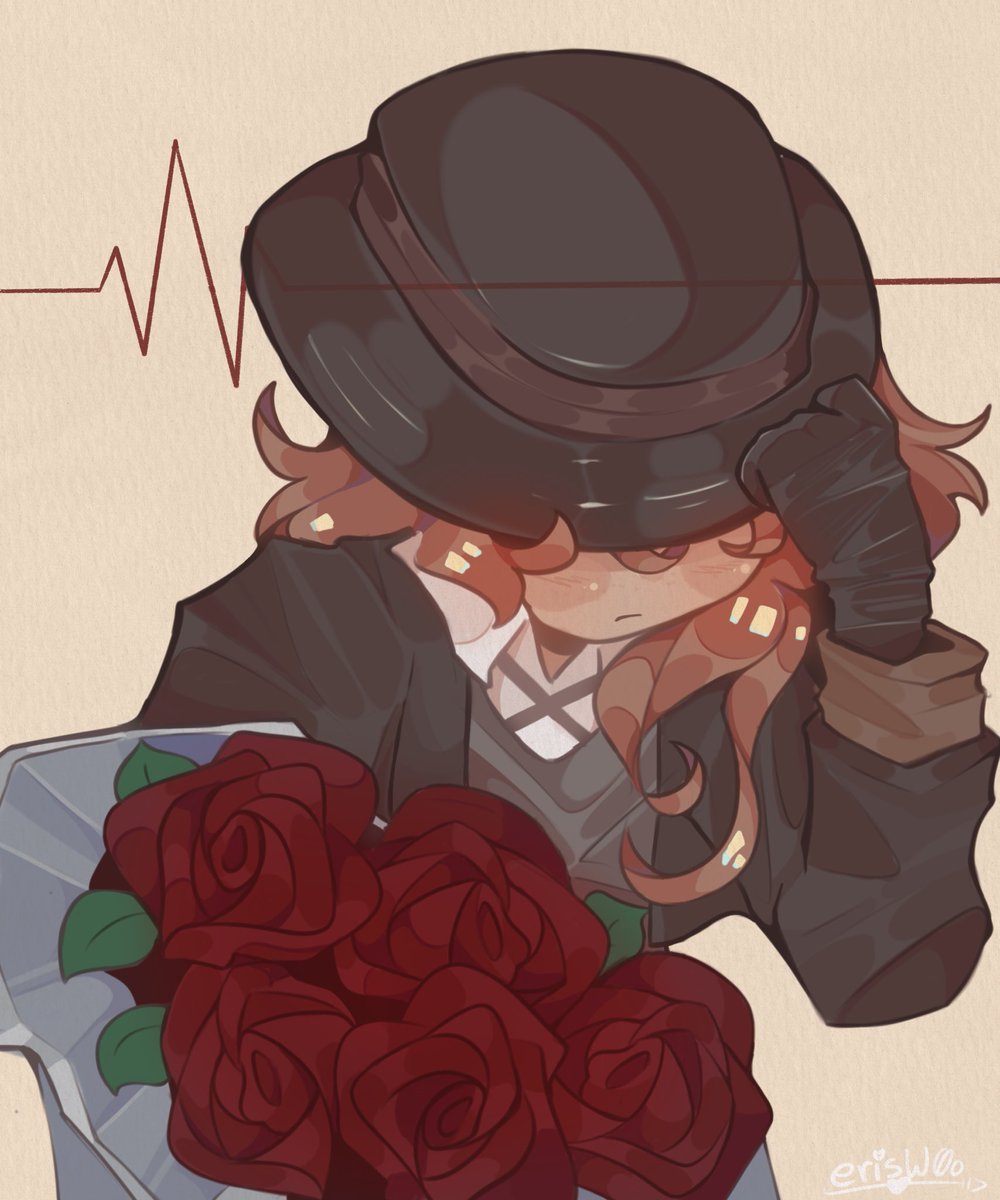 ¿Would you be my Valentine? 💐

Happy Valentine's day everyone!! 

#bsd #skk #太中