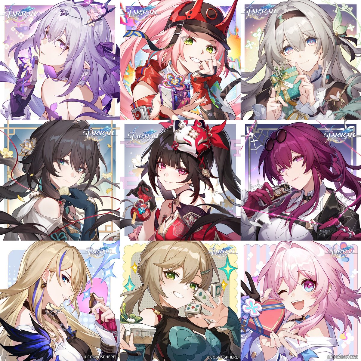 Valentine's Illustrations Compilation🌹

-2025: Castorice, Rappa &amp; Firefly
-2024: Ruan Mei, Sparkle &amp; Kafka
-2023: Serval, Qingque &amp; March 7th

#HonkaiStarRail #崩壊スターレイル