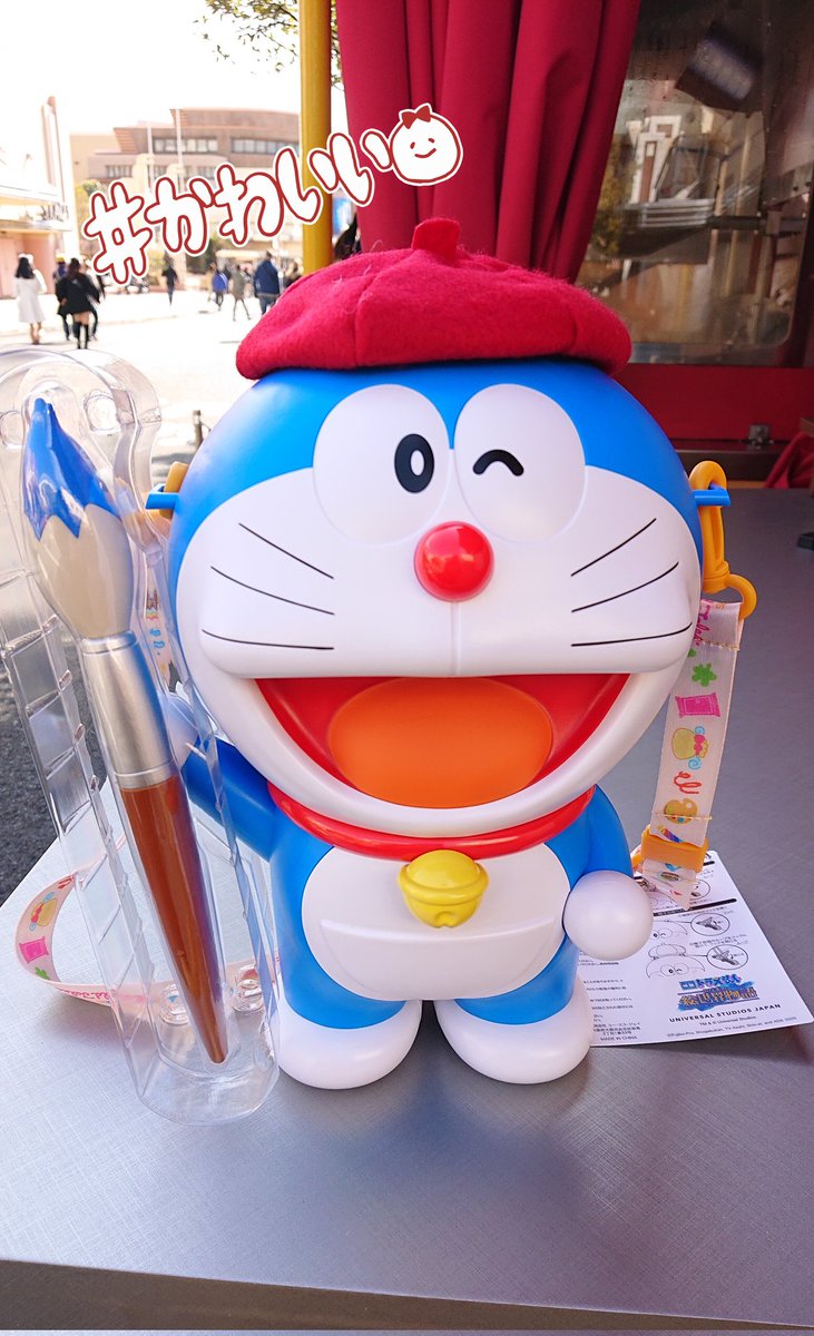 ドラえもんポップコーンバケツめちゃくちゃ可愛い