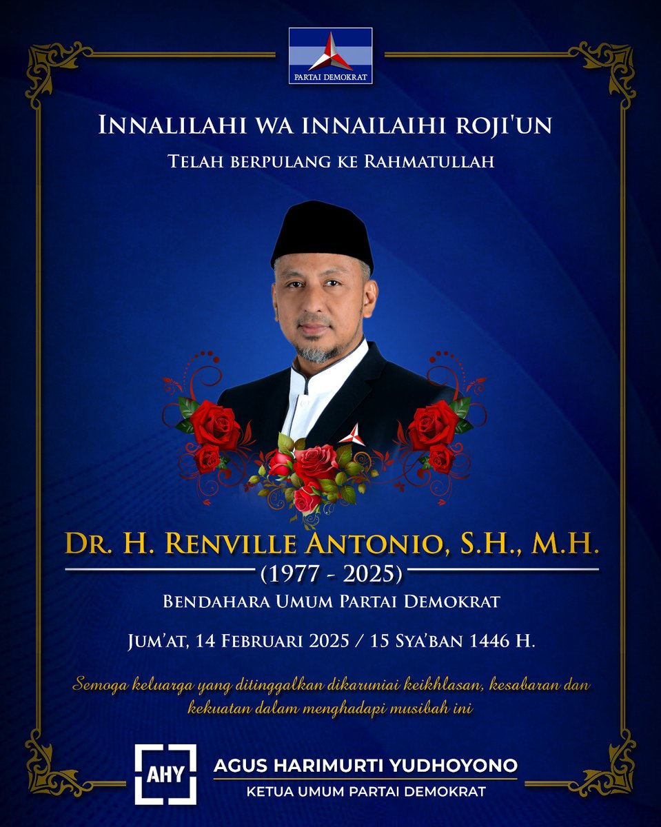 Turut berduka cita yg mendalam