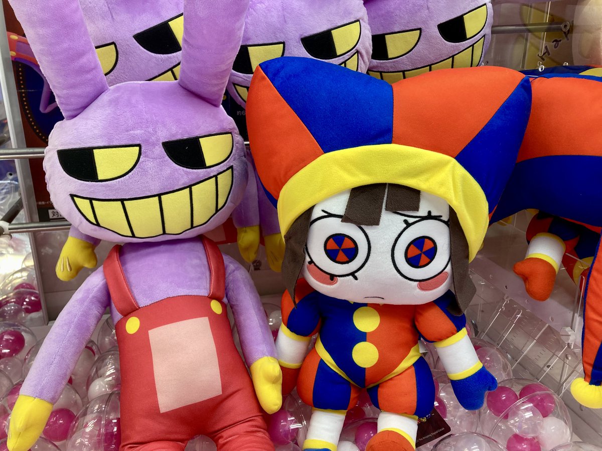 景品入荷情報】 アメイジング デジタル サーカス ぬいぐるみXL