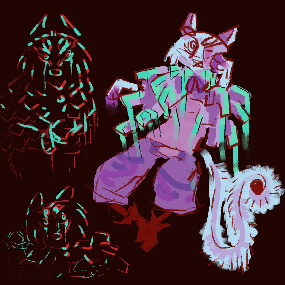 desolateplaness's tweet image. pili doodles :’) !!!!!! #therealm #dtowncatfanart