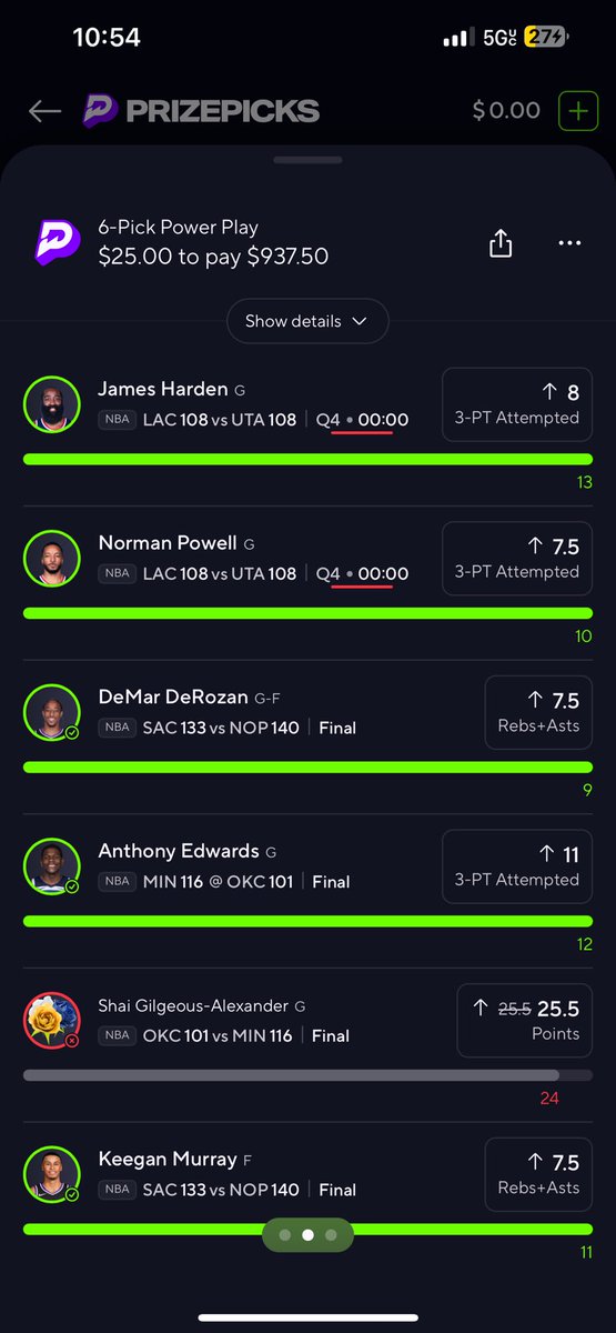 smithsuperlocks's tweet image. Never had worst bad beats then this ! OMG 

Prize Picks Employees 

Shai Gag-Alexander 
Isiah Collier 

I hope bad things happen to both of u 

#GamblingTwitter #GamblingCommunity